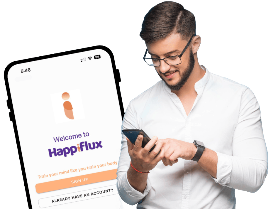 HappiFlux wellness app
